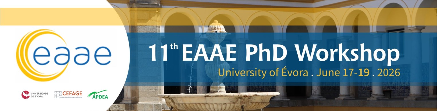 Título en inglés: 11th PhD Workshop of the European Association of Agricultural Economists (EAAE) – Évora, Portugal, June 17-19, 2026